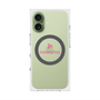 プレミアムスクエアケース with MagSafe［ オリジナル - caseplayロゴ - ピンク/D ］