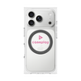 プレミアムスクエアケース with MagSafe［ オリジナル - caseplayロゴ - ピンク/D ］
