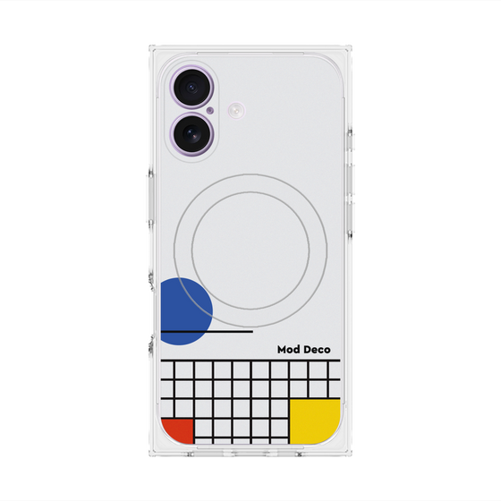 プレミアムスクエアケース with MagSafe［ Mod Deco - オリジナル - レトロ ］