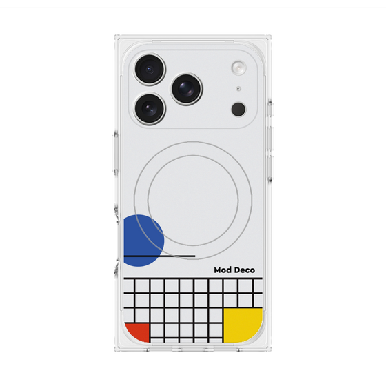 プレミアムスクエアケース with MagSafe［ Mod Deco - オリジナル - レトロ ］