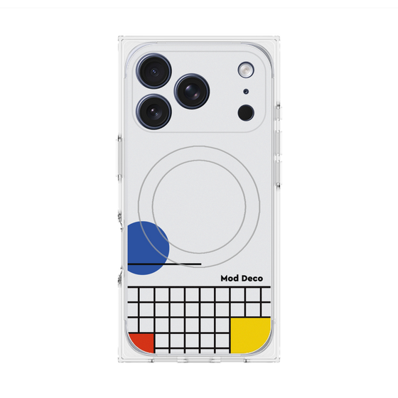 プレミアムスクエアケース with MagSafe［ Mod Deco - オリジナル - レトロ ］