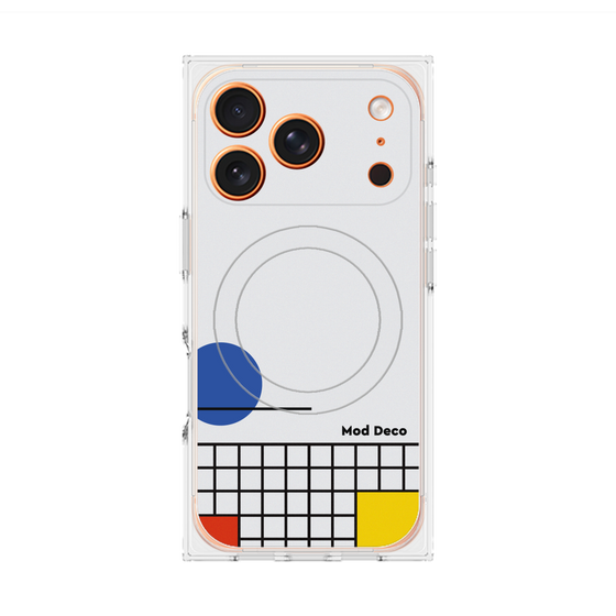 プレミアムスクエアケース with MagSafe［ Mod Deco - オリジナル - レトロ ］