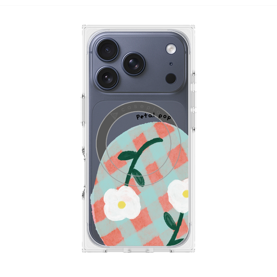 プレミアムスクエアケース with MagSafe［ Mod Deco - オリジナル - フラワー/D ］