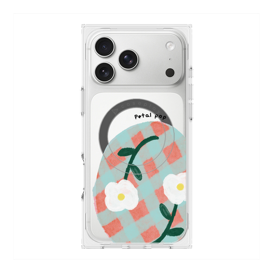 プレミアムスクエアケース with MagSafe［ Mod Deco - オリジナル - フラワー/D ］