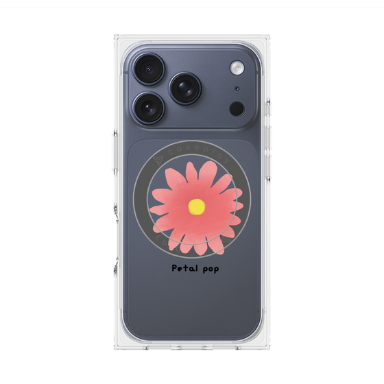プレミアムスクエアケース with MagSafe［ Mod Deco - オリジナル - フラワー/E ］