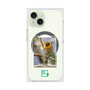 プレミアムスクエアケース with MagSafe［ Green Future Project - Guira Tanager ］