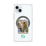 プレミアムスクエアケース with MagSafe［ Green Future Project - Guira Tanager ］
