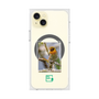 プレミアムスクエアケース with MagSafe［ Green Future Project - Guira Tanager ］