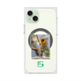 プレミアムスクエアケース with MagSafe［ Green Future Project - Guira Tanager ］