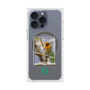 プレミアムスクエアケース with MagSafe［ Green Future Project - Guira Tanager ］