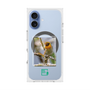 プレミアムスクエアケース with MagSafe［ Green Future Project - Guira Tanager ］