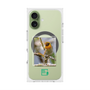 プレミアムスクエアケース with MagSafe［ Green Future Project - Guira Tanager ］