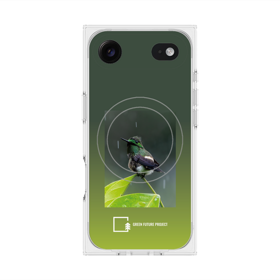 プレミアムスクエアケース with MagSafe［ Green Future Project - Butterfly Coquette ］