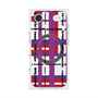 プレミアムスクエアケース with MagSafe［ LANVIN en Bleu - Plaid ］