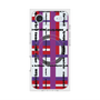 プレミアムスクエアケース with MagSafe［ LANVIN en Bleu - Plaid ］