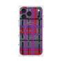 プレミアムスクエアケース with MagSafe［ LANVIN en Bleu - Plaid ］