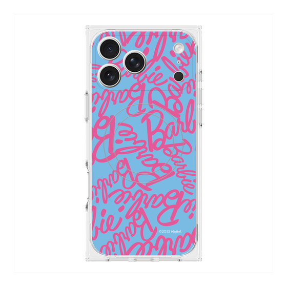 プレミアムスクエアケース with MagSafe［ Barbie - ロゴパターン2 ］