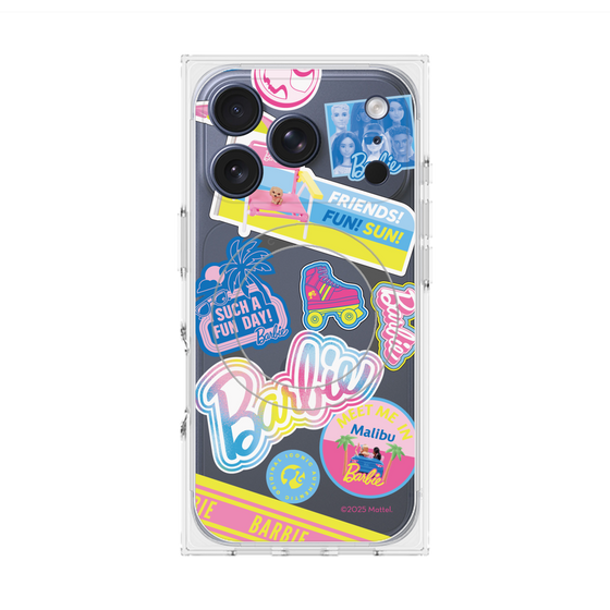 プレミアムスクエアケース with MagSafe［ Barbie - ステッカー ］