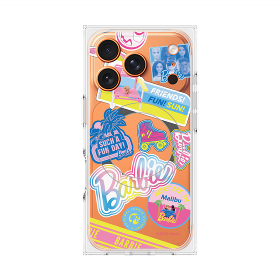 プレミアムスクエアケース with MagSafe［ Barbie - ステッカー ］