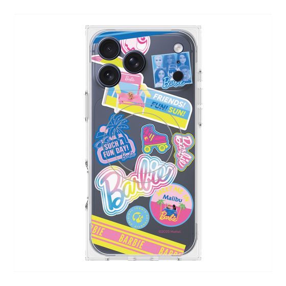 プレミアムスクエアケース with MagSafe［ Barbie - ステッカー ］