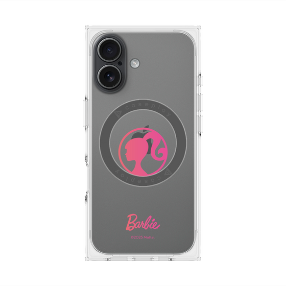プレミアムスクエアケース with MagSafe［ Barbie - ロゴ ］