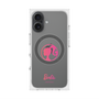 プレミアムスクエアケース with MagSafe［ Barbie - ロゴ ］
