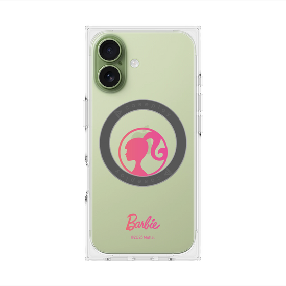 プレミアムスクエアケース with MagSafe［ Barbie - ロゴ ］