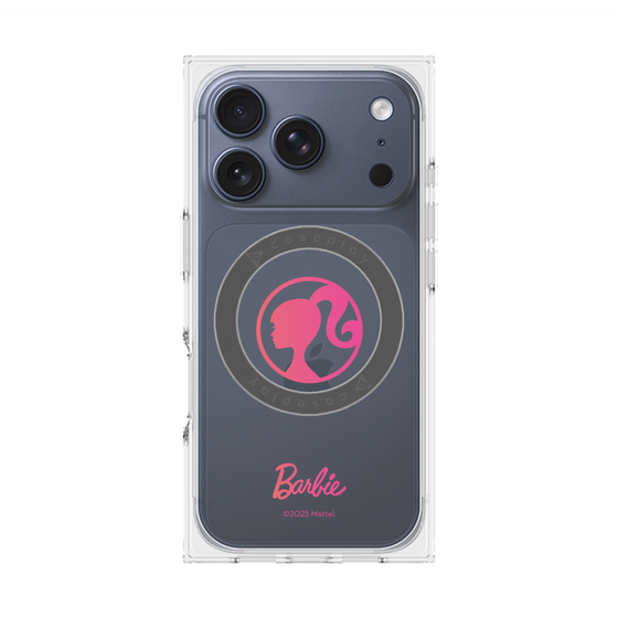 プレミアムスクエアケース with MagSafe［ Barbie - ロゴ ］