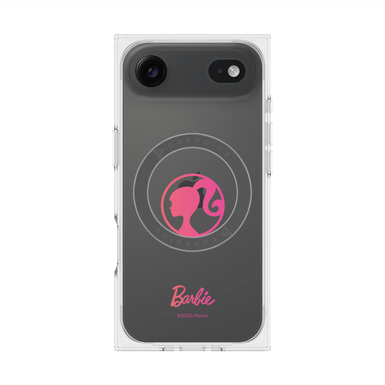 プレミアムスクエアケース with MagSafe［ Barbie - ロゴ ］