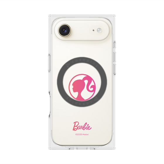 プレミアムスクエアケース with MagSafe［ Barbie - ロゴ ］