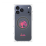 プレミアムスクエアケース with MagSafe［ Barbie - ロゴ ］