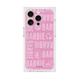 プレミアムスクエアケース with MagSafe［ Barbie - ロゴパターン3 ］