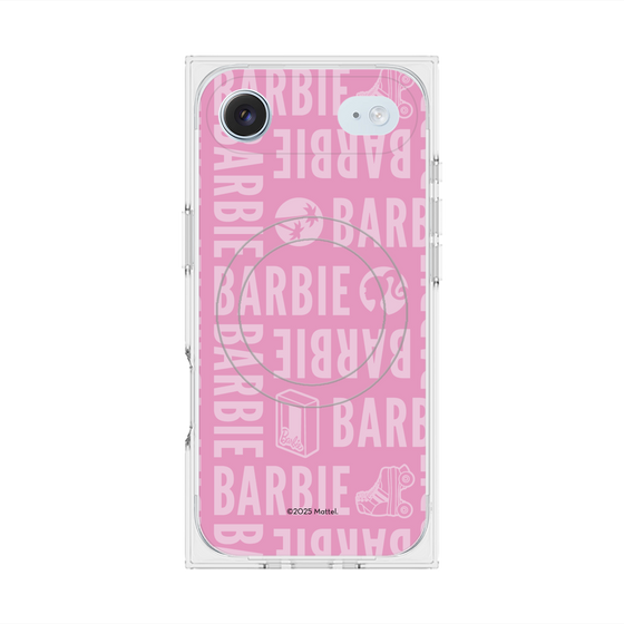 プレミアムスクエアケース with MagSafe［ Barbie - ロゴパターン3 ］