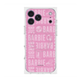 プレミアムスクエアケース with MagSafe［ Barbie - ロゴパターン3 ］
