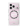 プレミアムスクエアケース with MagSafe［ Barbie - ロゴパターン3 - クリア ］
