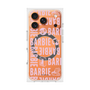 プレミアムスクエアケース with MagSafe［ Barbie - ロゴパターン3 - クリア ］