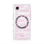 プレミアムスクエアケース with MagSafe［ Barbie - ロゴパターン3 - クリア ］