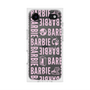 プレミアムスクエアケース with MagSafe［ Barbie - ロゴパターン3 - クリア ］