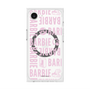 プレミアムスクエアケース with MagSafe［ Barbie - ロゴパターン3 - クリア ］