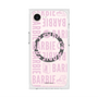 プレミアムスクエアケース with MagSafe［ Barbie - ロゴパターン3 - クリア ］