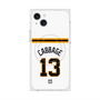 プレミアムスクエアケース with MagSafe［ 読売ジャイアンツ - #13 CABBAGE - ホーム ］