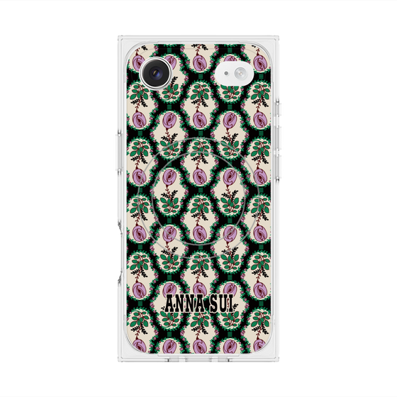プレミアムスクエアケース with MagSafe［ ANNA SUI - ROSE CAMEO ］