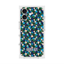 プレミアムスクエアケース with MagSafe［ ANNA SUI - HEARTS VINE - BLUE ］