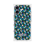 プレミアムスクエアケース with MagSafe［ ANNA SUI - HEARTS VINE - BLUE ］