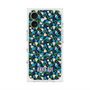 プレミアムスクエアケース with MagSafe［ ANNA SUI - HEARTS VINE - BLUE ］