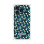 プレミアムスクエアケース with MagSafe［ ANNA SUI - HEARTS VINE - BLUE ］