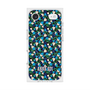 プレミアムスクエアケース with MagSafe［ ANNA SUI - HEARTS VINE - BLUE ］