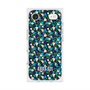 プレミアムスクエアケース with MagSafe［ ANNA SUI - HEARTS VINE - BLUE ］