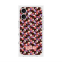プレミアムスクエアケース with MagSafe［ ANNA SUI - HEARTS VINE - PINK ］