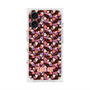プレミアムスクエアケース with MagSafe［ ANNA SUI - HEARTS VINE - PINK ］
